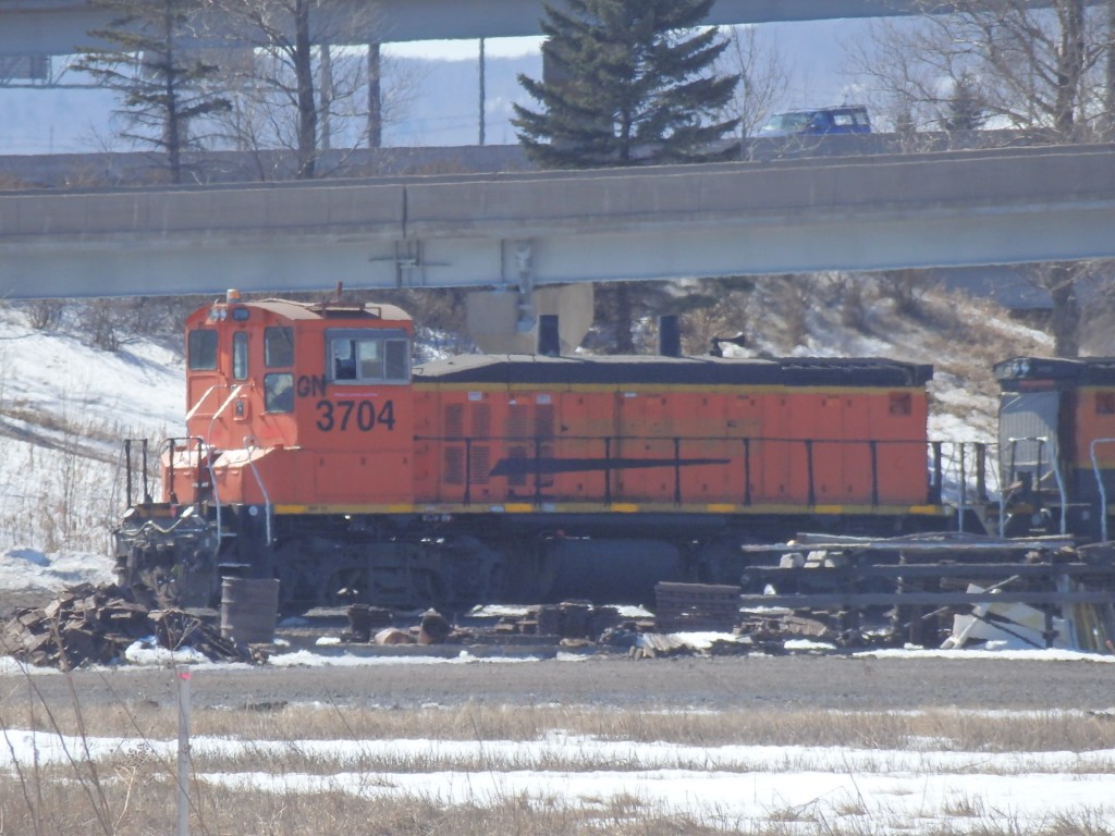 Foto: locomotora del BNSF - Duluth (Minnesota), Estados Unidos