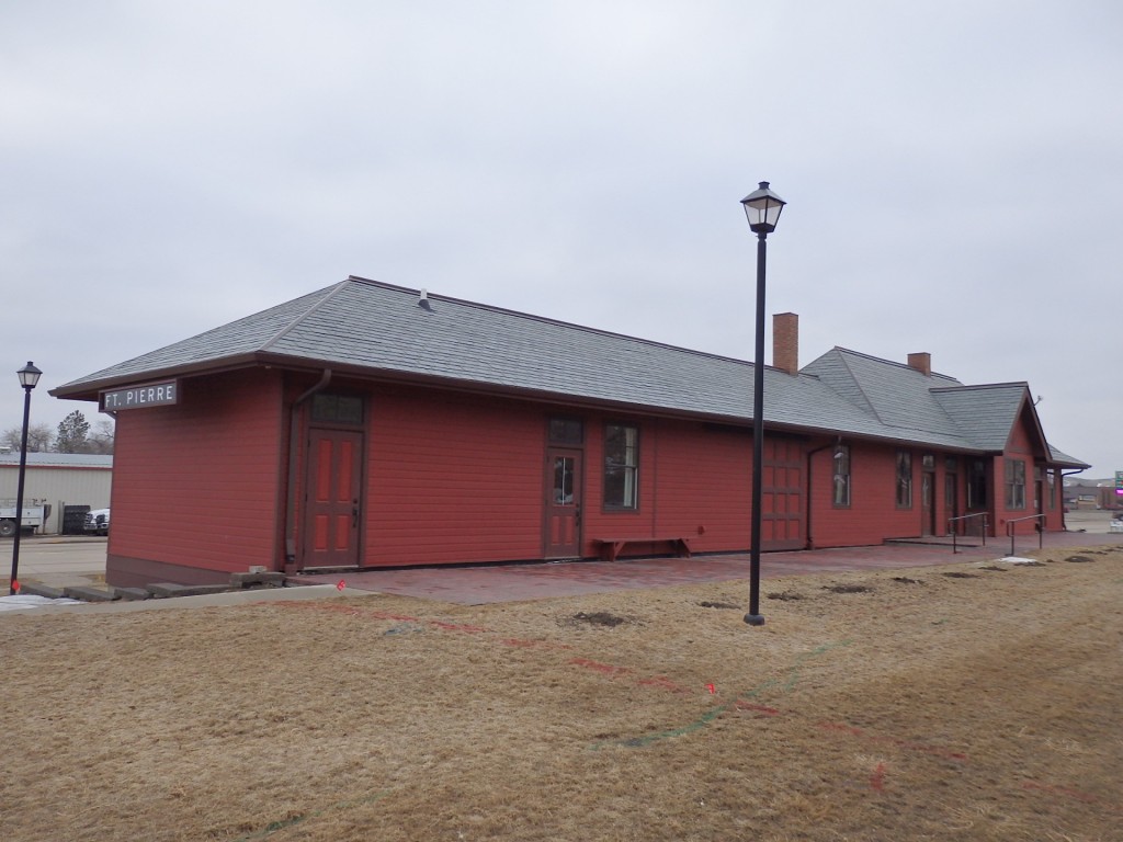 Foto: ex estación del Chicago & Northwestern - Fort Pierre (South Dakota), Estados Unidos