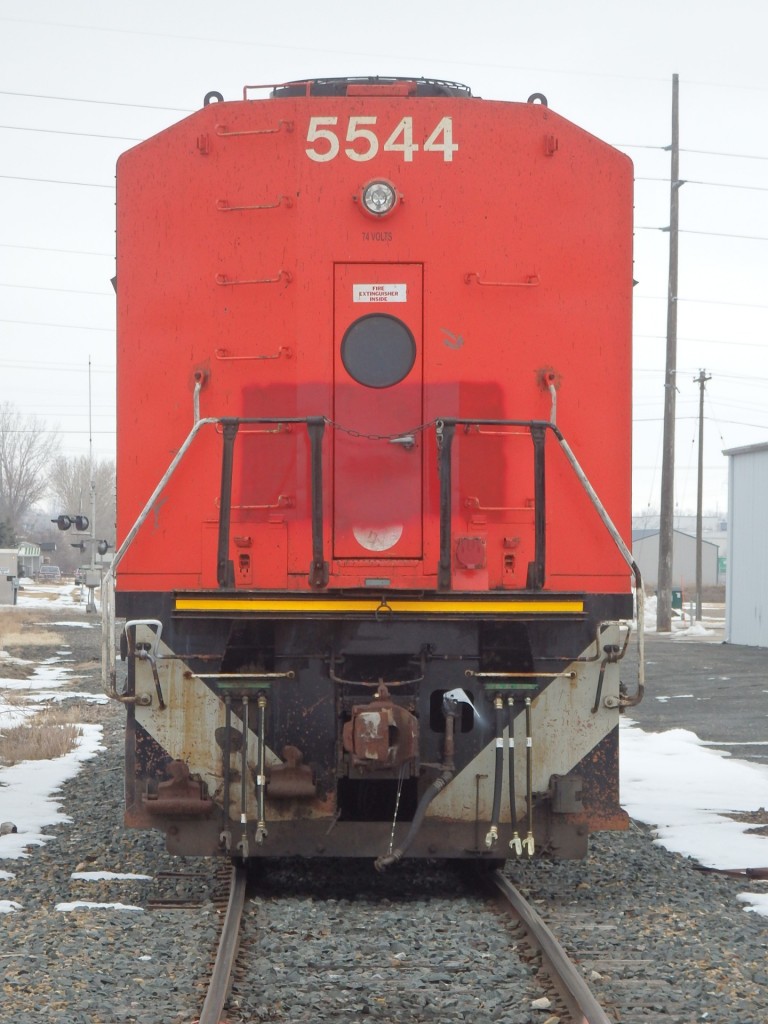 Foto: locomotora del Dakota, Missouri Valley & Western Railroad - Bismarck (North Dakota), Estados Unidos