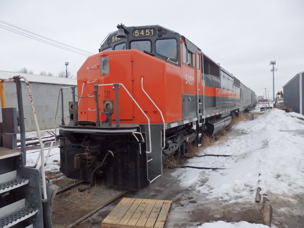 Foto: locomotora del Dakota, Missouri Valley & Western Railroad - Bismarck (North Dakota), Estados Unidos