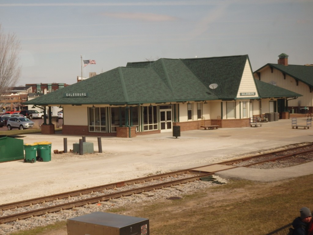 Foto estación de Amtrak Galesburg (Illinois), Estados Unidos