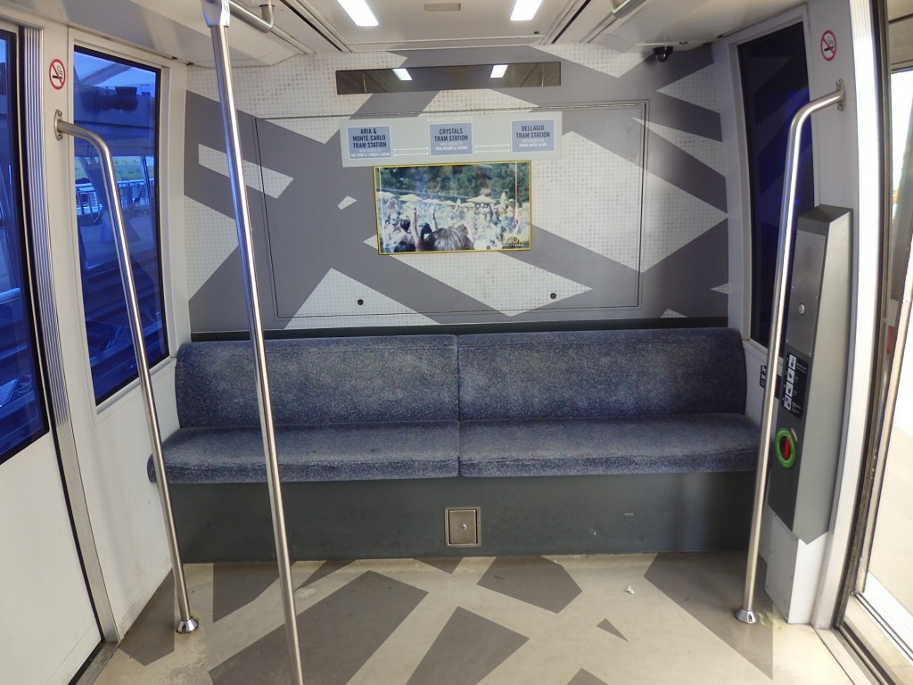 Foto: trencito intercasinos Aria Express - Paradise (Nevada), Estados Unidos