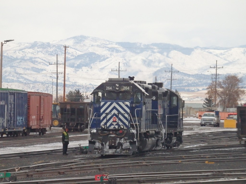 Foto: ferrocarril de carga Montana Rail Link - Helena (Montana), Estados Unidos