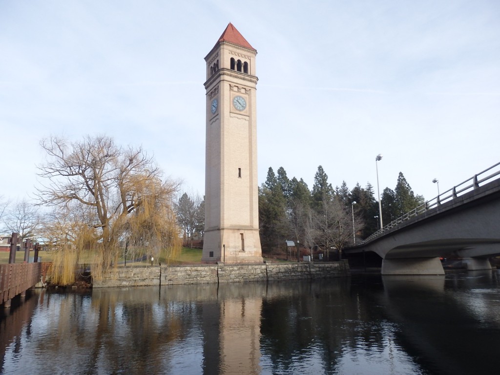 Foto: torre de la estación del Great Northern Railway - Spokane (Washington), Estados Unidos