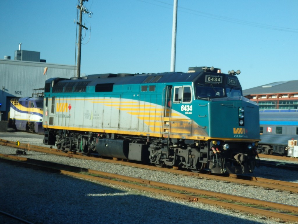 Foto: locomotora de Via Rail - Vancouver (British Columbia), Canadá