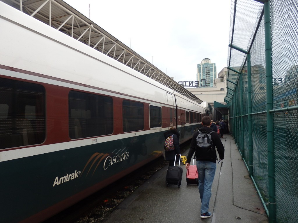 Foto: llegada a la estación de Via Rail - Vancouver (British Columbia), Canadá