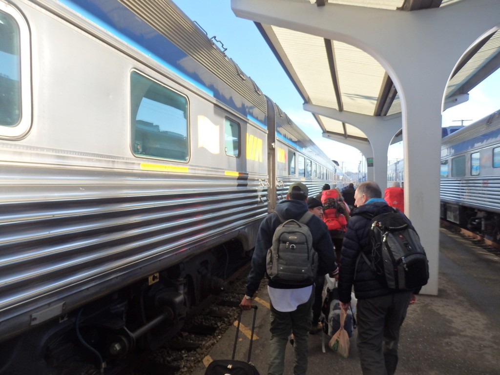 Foto: Tren Nº2 The Canadian / Le Canadien, en la Pacific Central Station - Vancouver (British Columbia), Canadá
