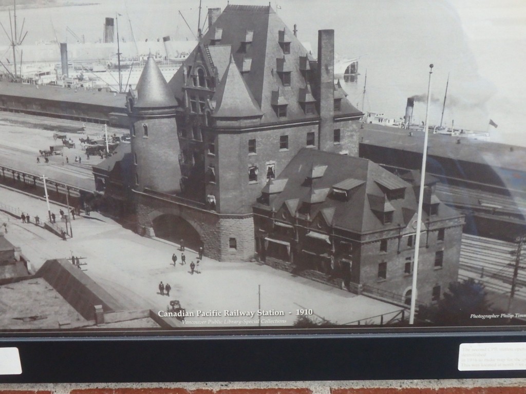 Foto: la segunda estación del Canadian Pacific en 1910 - Vancouver (British Columbia), Canadá