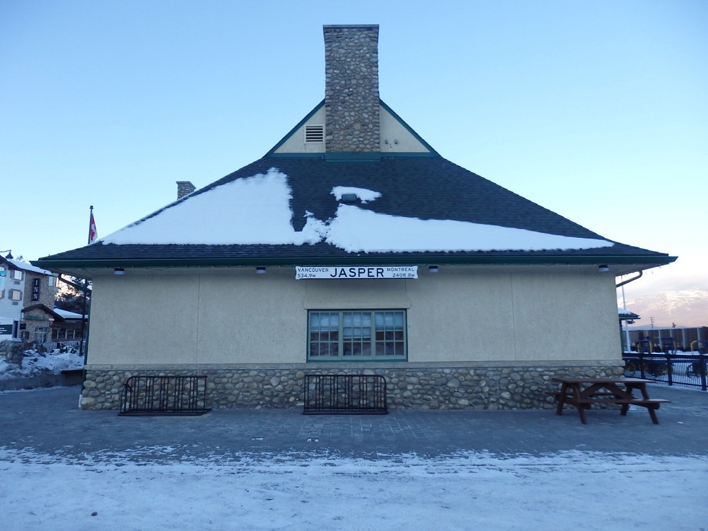 Foto: estación de Via Rail - Jasper (Alberta), Canadá