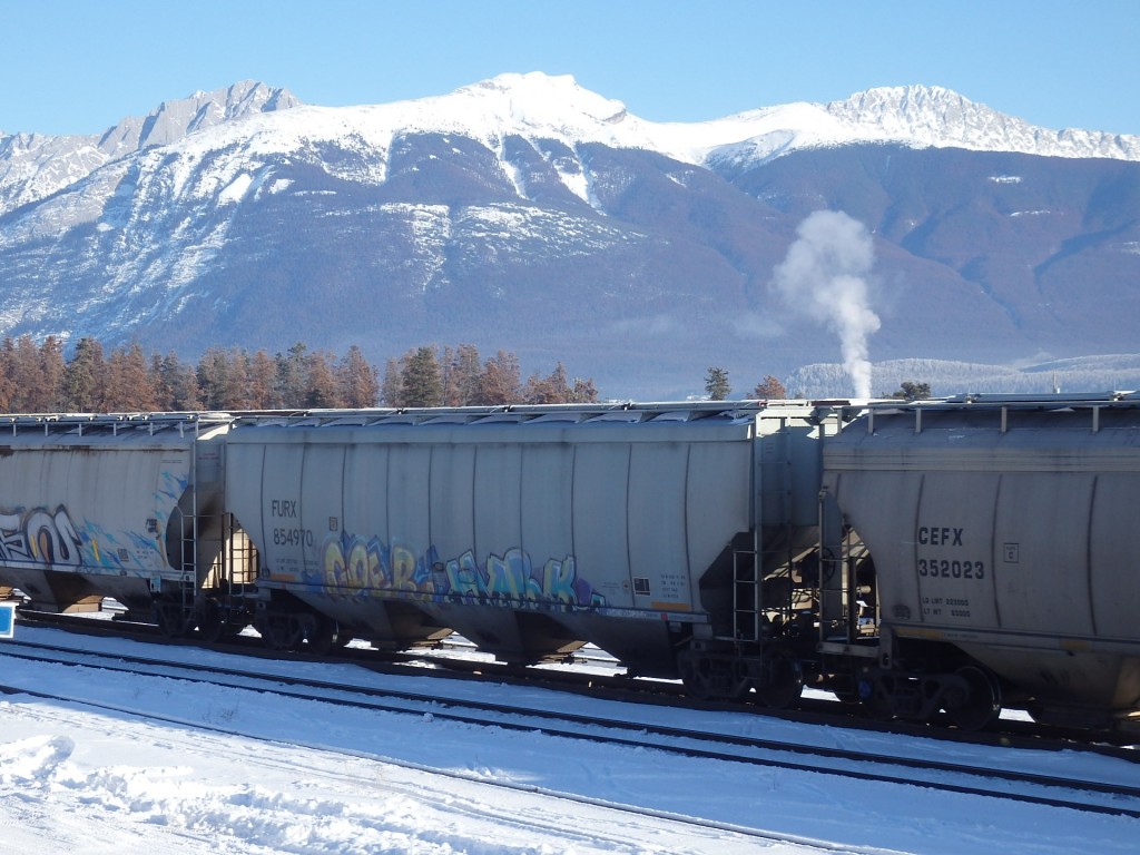 Foto: material rodante - Jasper (Alberta), Canadá