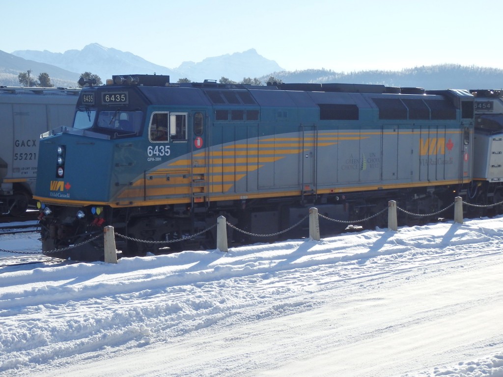 Foto: material rodante - Jasper (Alberta), Canadá