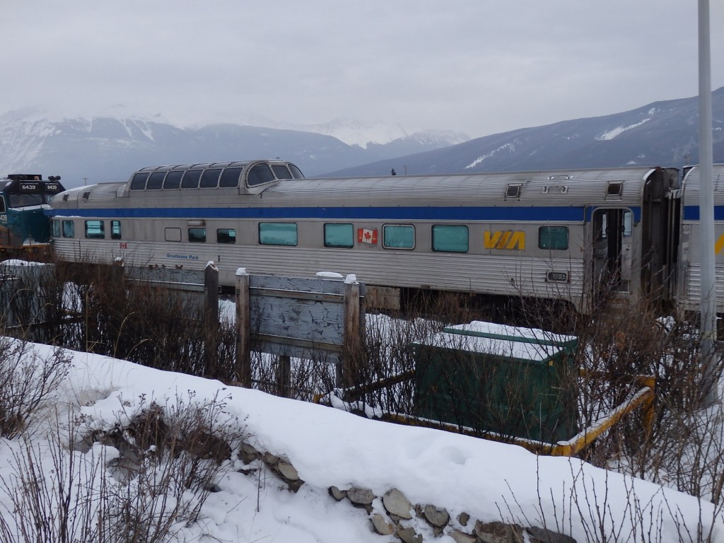 Foto: coche panorámico de Via Rail - Jasper (Alberta), Canadá