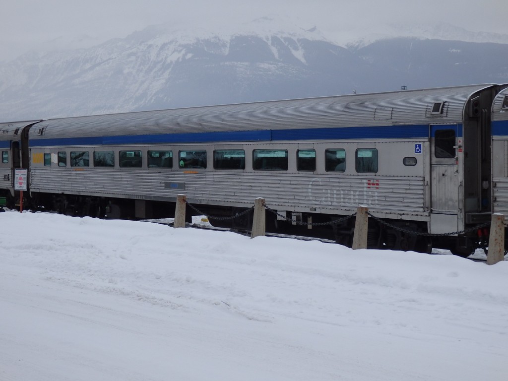 Foto: coche de Via Rail - Jasper (Alberta), Canadá