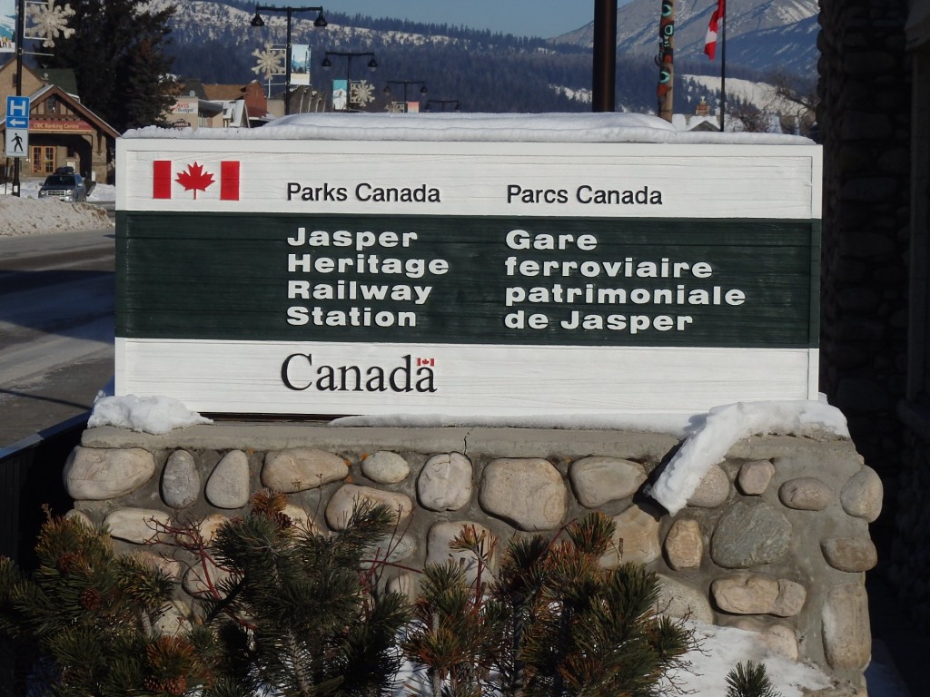 Foto: estación de Via Rail - Jasper (Alberta), Canadá