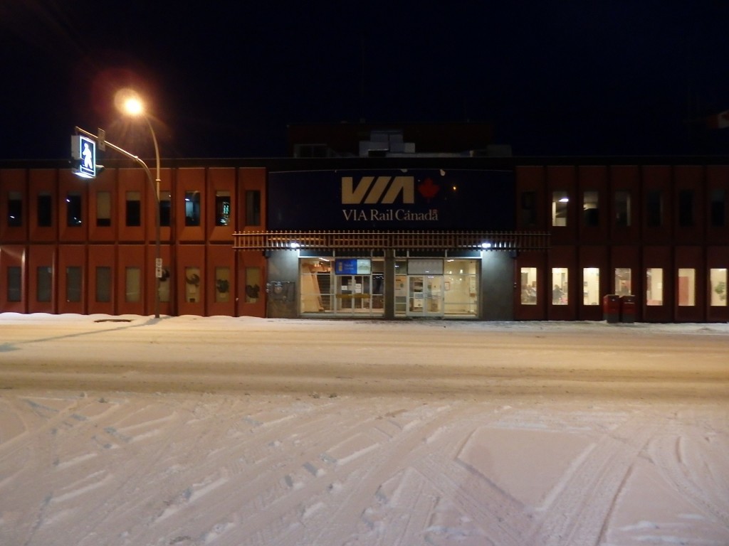Foto: estación de Via Rail - Prince George (British Columbia), Canadá