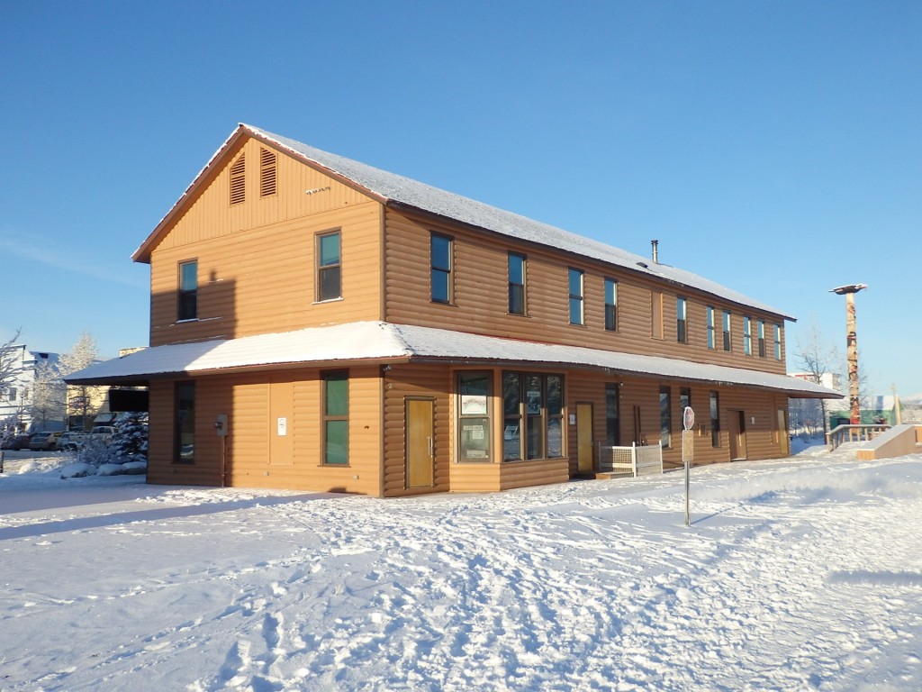 Foto: ex estación del FC WP&YR - Whitehorse (Yukon), Canadá