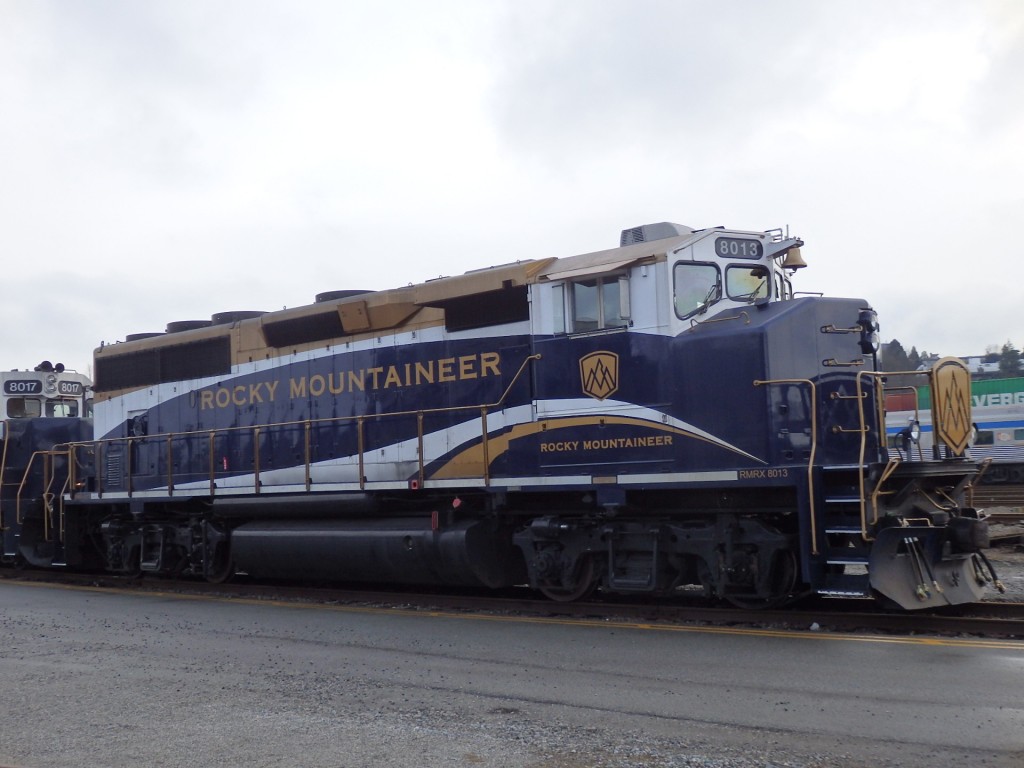 Foto: tren turístico Rocky Mountaineer - Vancouver (British Columbia), Canadá