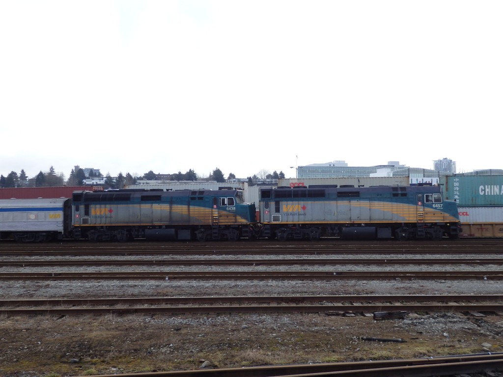 Foto: playa ferroviaria compartida - Vancouver (British Columbia), Canadá