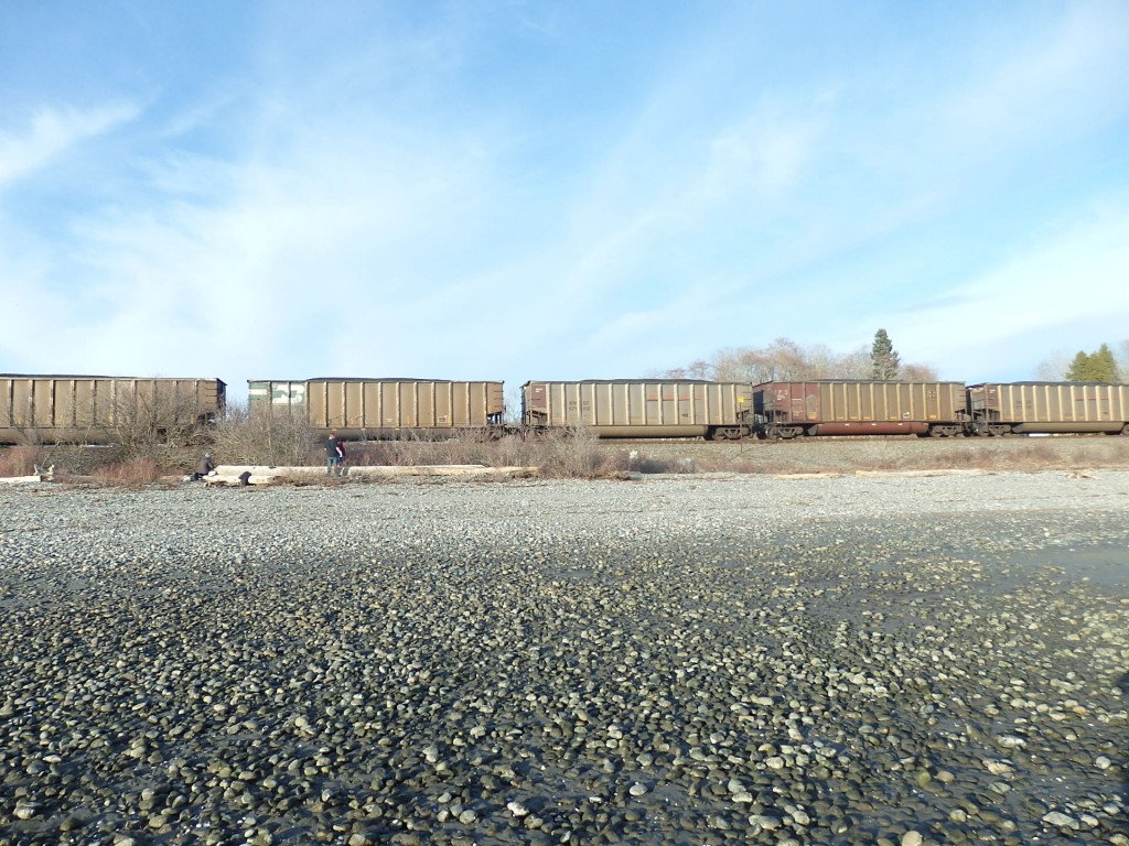 Foto: tren de Burlington Northern & Santa Fe - White Rock (British Columbia), Canadá