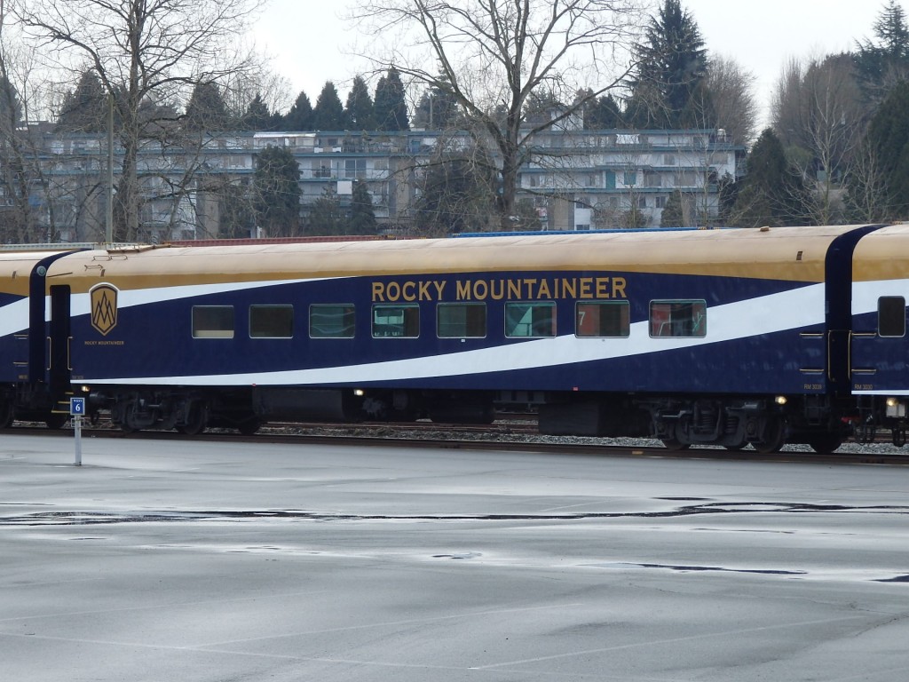 Foto: tren turístico Rocky Mountaineer - Vancouver (British Columbia), Canadá