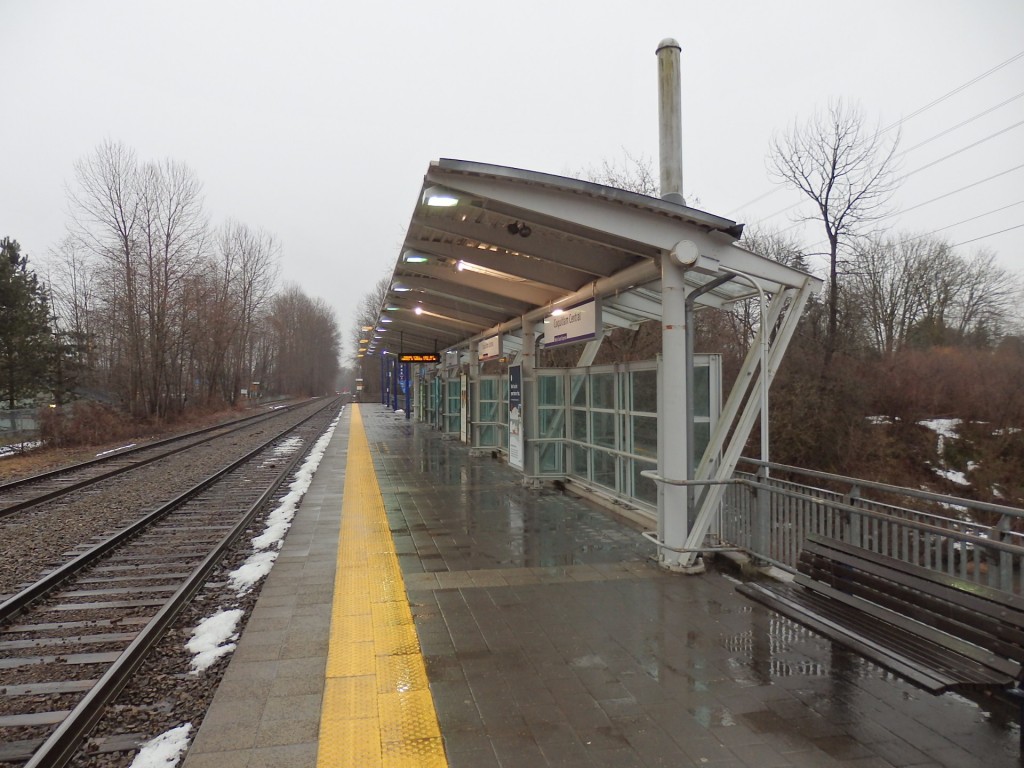 Foto: estación del West Coast Express - Coquitlam (British Columbia), Canadá