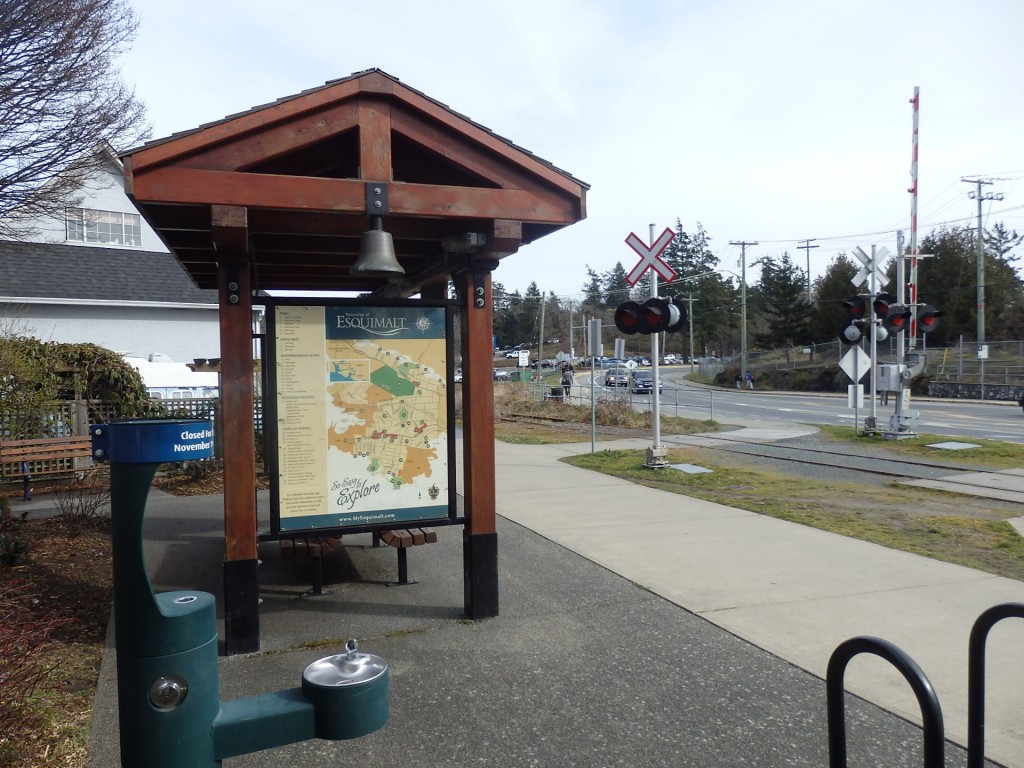 Foto: ex parada de Via Rail - Esquimalt (British Columbia), Canadá
