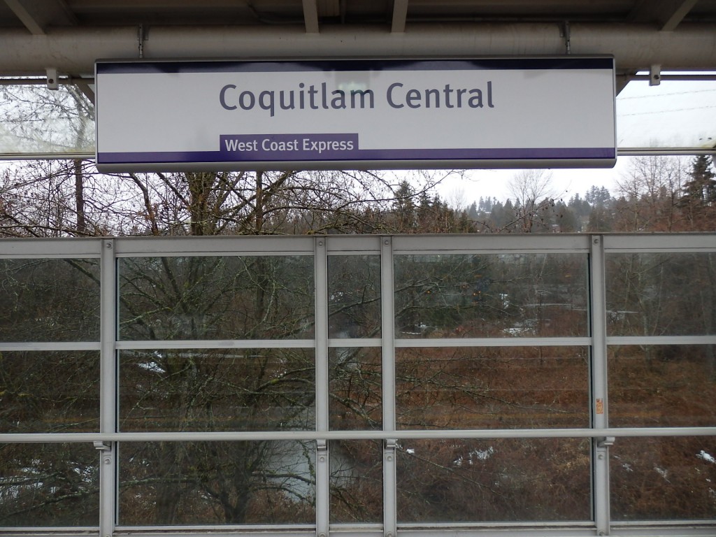 Foto: estación del West Coast Express - Coquitlam (British Columbia), Canadá