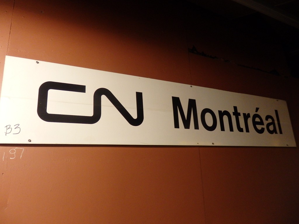 Foto: nomenclador de Canadian National - Montreal (Quebec), Canadá