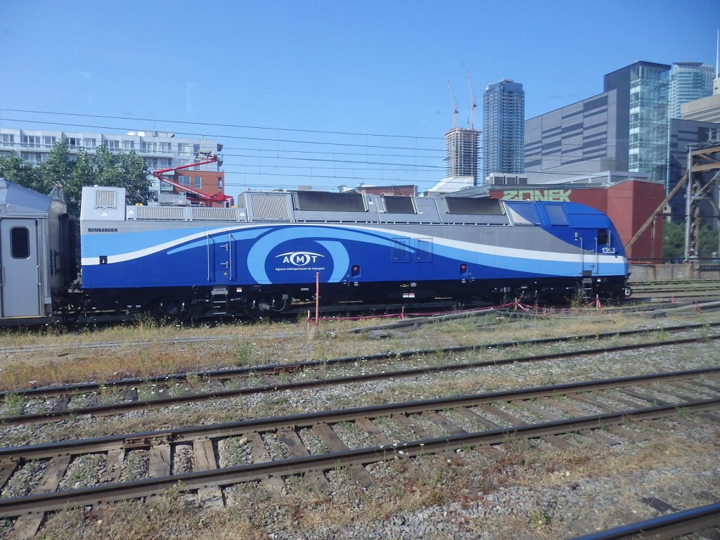 Foto: tren local - Montreal (Quebec), Canadá