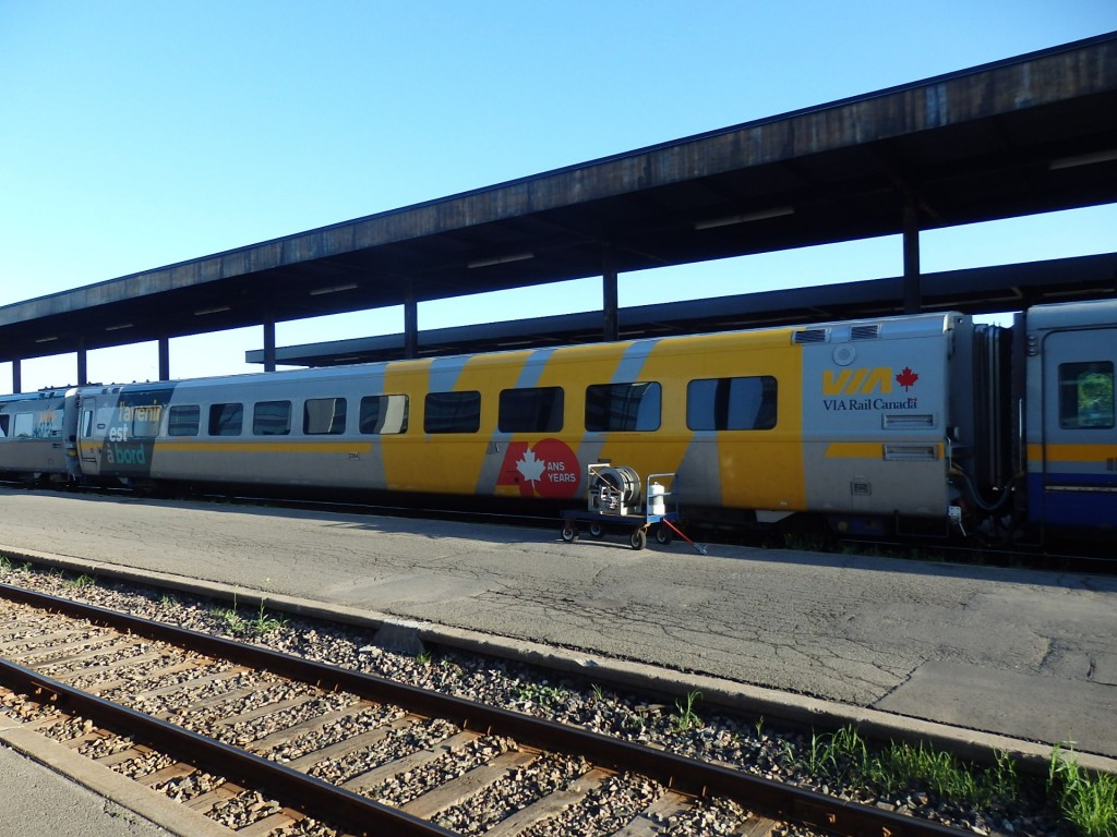 Foto: tren de Via Rail - Ottawa (Ontario), Canadá