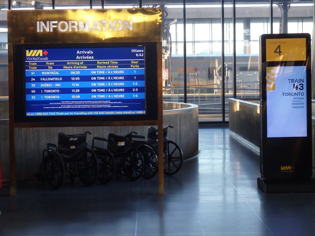 Foto: estación de Via Rail - Ottawa (Ontario), Canadá