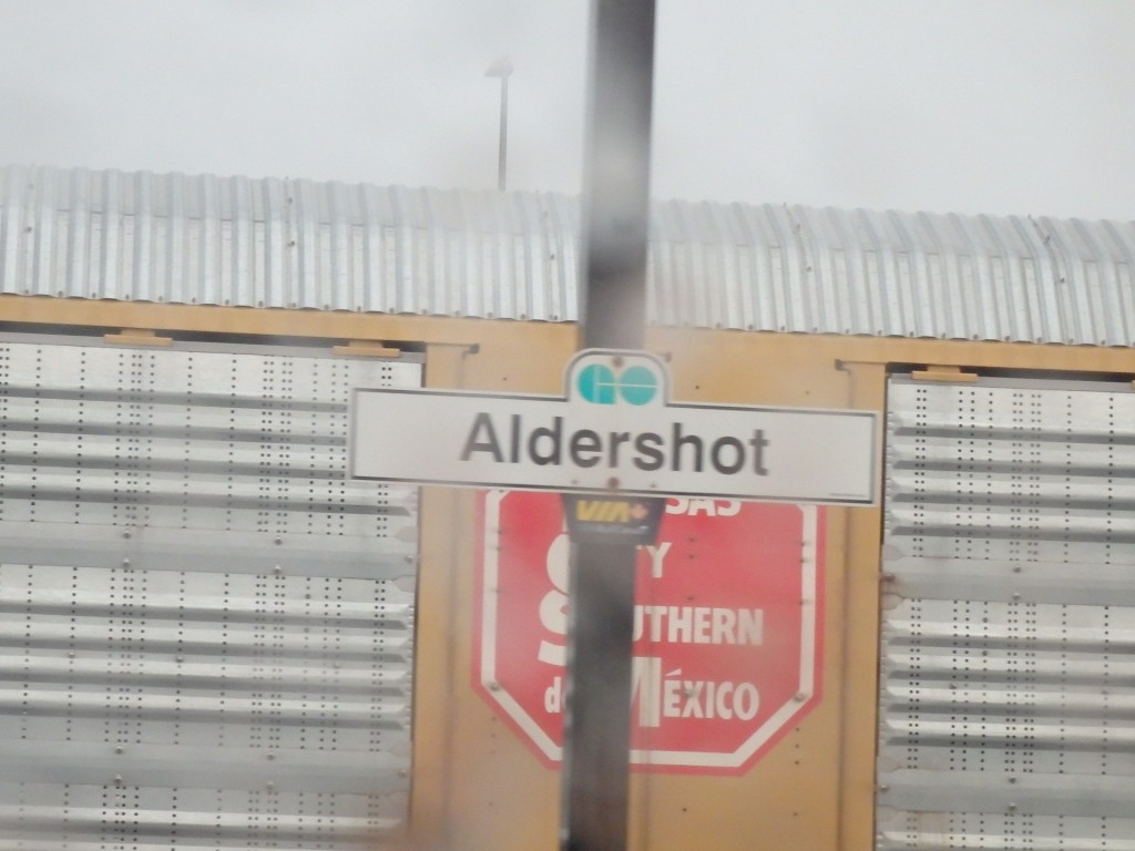 Foto: nomenclador de estación - Burlington (Ontario), Canadá