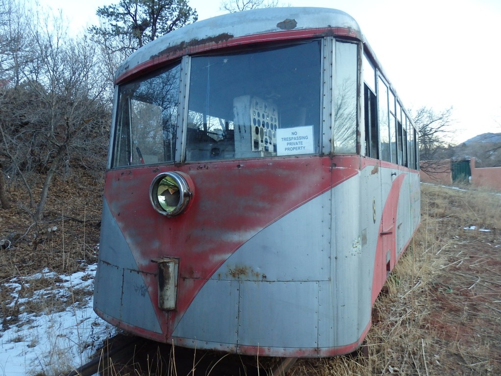 Foto: coches inactivos del trencito a cremallera - Manitou Springs (Colorado), Estados Unidos