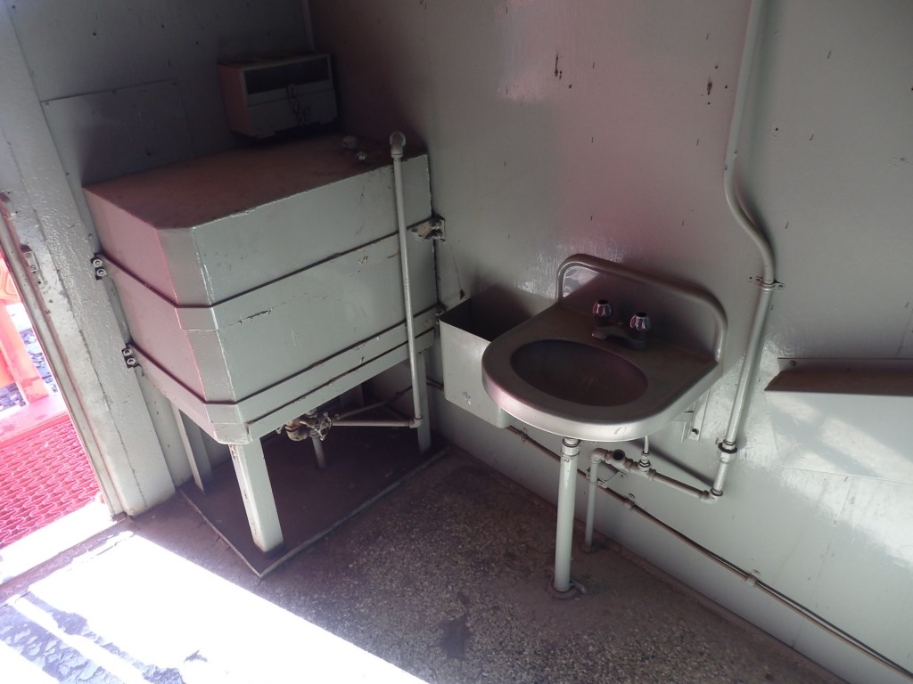 Foto: museo ferroviario; interior de furgón - Wichita (Kansas), Estados Unidos