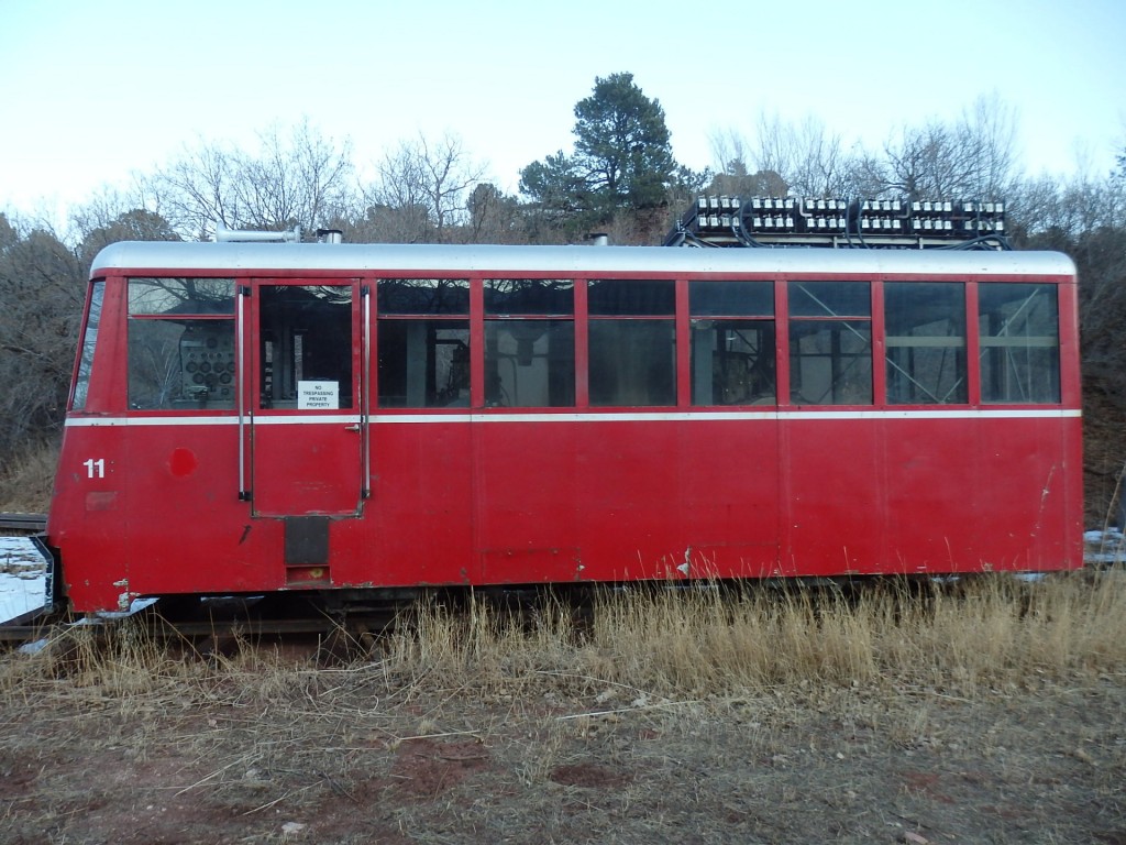 Foto: coches inactivos del trencito a cremallera - Manitou Springs (Colorado), Estados Unidos