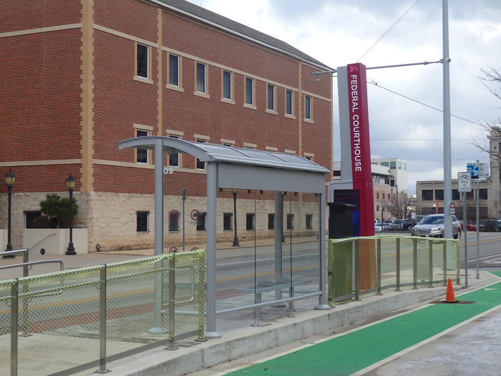 Foto: parada de tranvía - Oklahoma City (Oklahoma), Estados Unidos