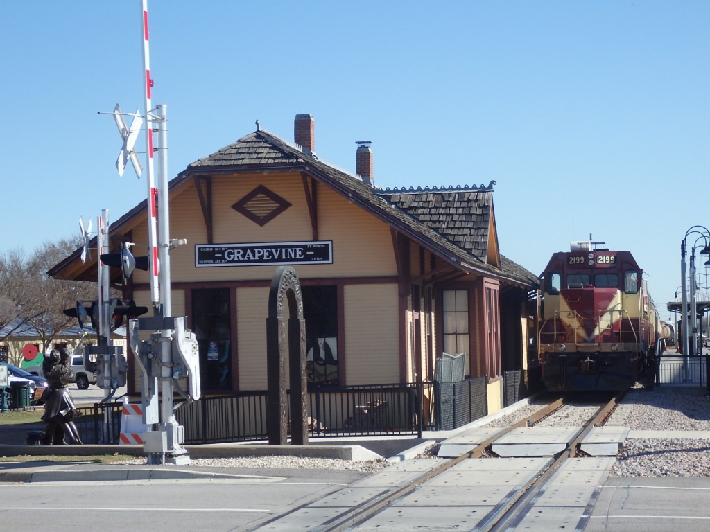 Foto: ex estación del FC Cottonbelt - Grapevine (Texas), Estados Unidos