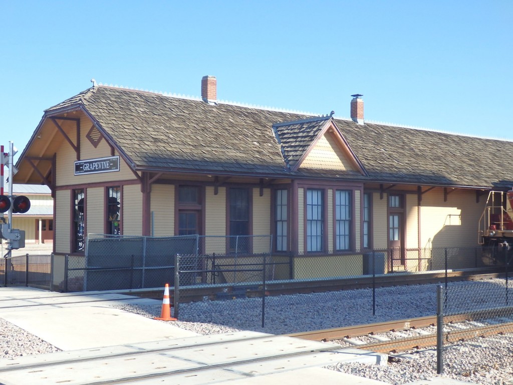 Foto: ex estación del FC Cottonbelt - Grapevine (Texas), Estados Unidos