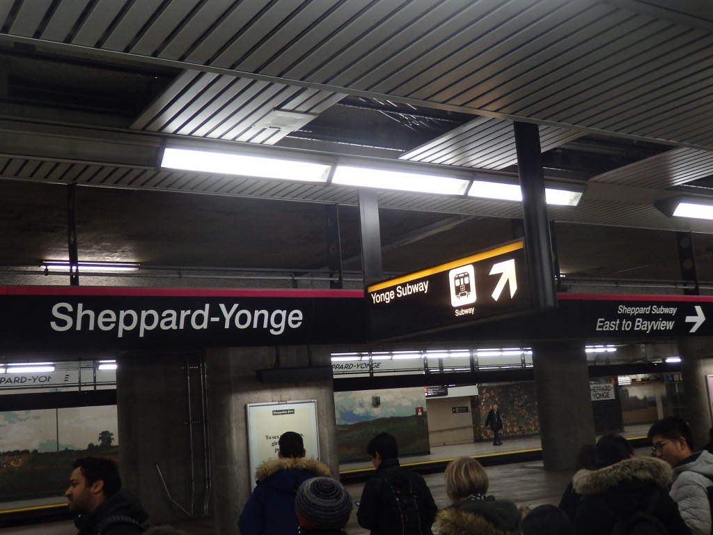 Foto: inicio de la Línea 4 del subte - Toronto (Ontario), Canadá