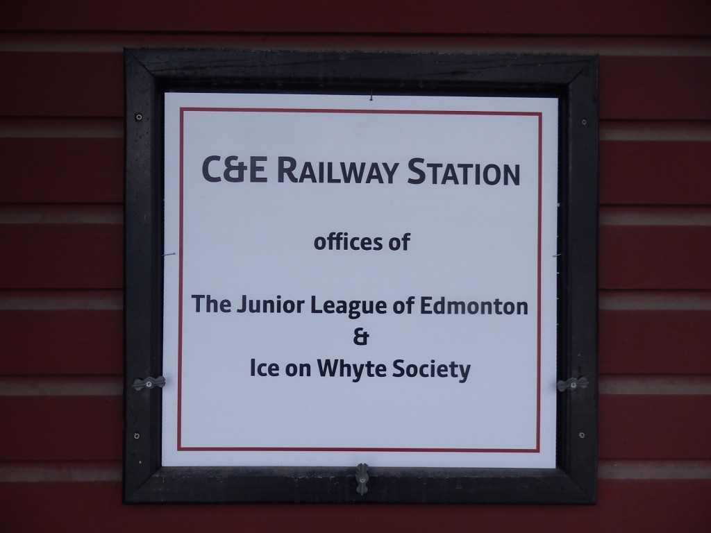 Foto: réplica de la ex estación Strathcona del FC Calgary & Edmonton - Edmonton (Alberta), Canadá