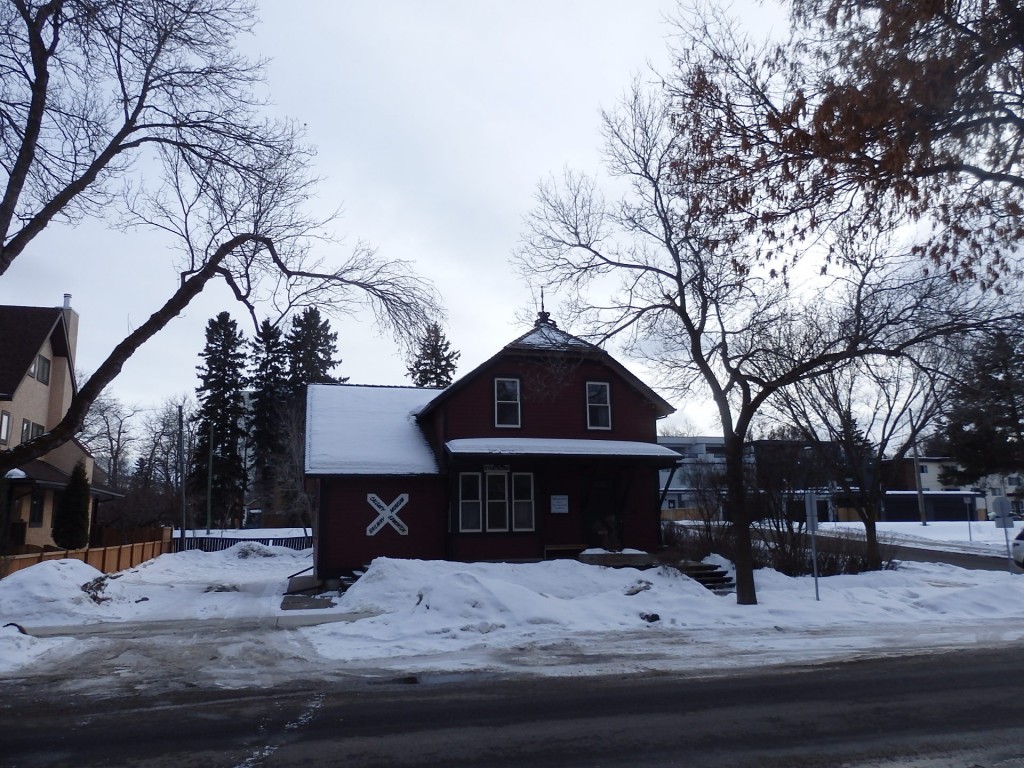 Foto: réplica de la ex estación Strathcona del FC Calgary & Edmonton - Edmonton (Alberta), Canadá