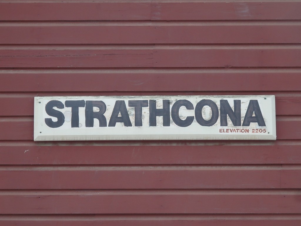 Foto: réplica de la ex estación Strathcona del FC Calgary & Edmonton - Edmonton (Alberta), Canadá