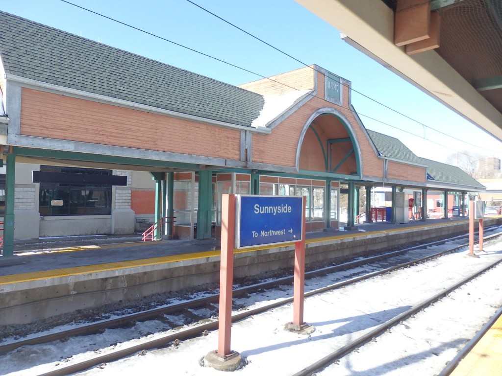 Foto: metrotranvía, estación Sunnyside - Calgary (Alberta), Canadá