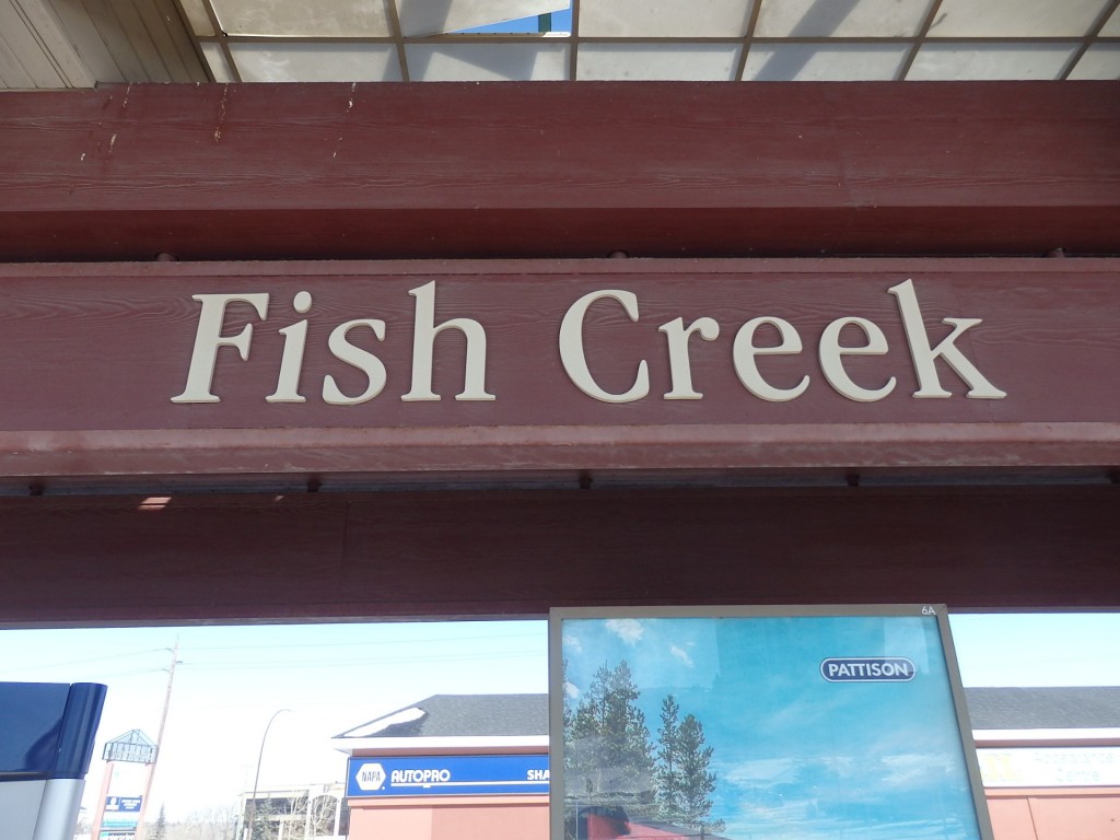 Foto: metrotranvía, estación Fish Creek - Lacombe - Calgary (Alberta), Canadá
