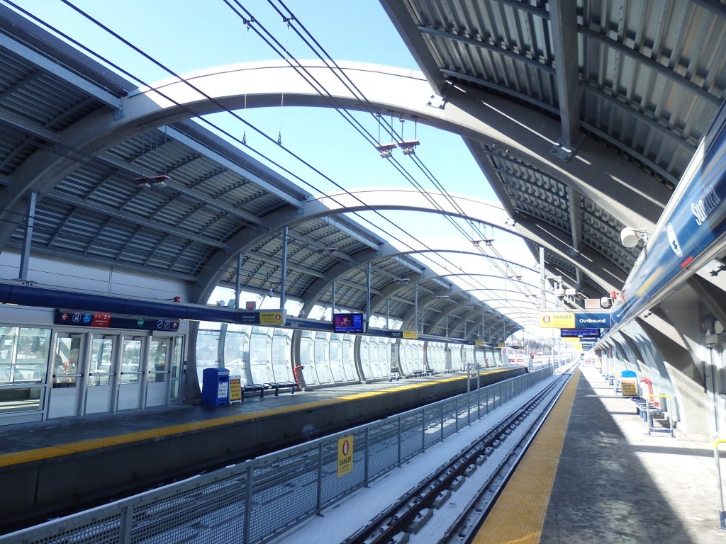 Foto: metrotranvía, estación Sunalta - Calgary (Alberta), Canadá
