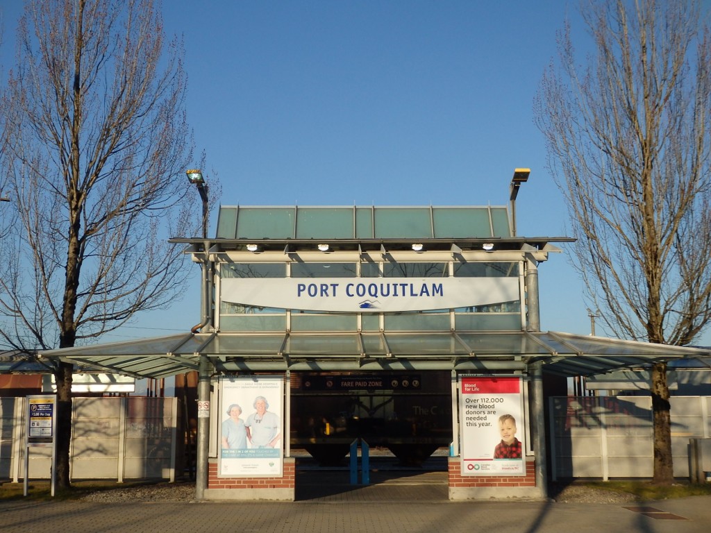 Foto: estación del tren local WCE - Port Coquitlam (British Columbia), Canadá