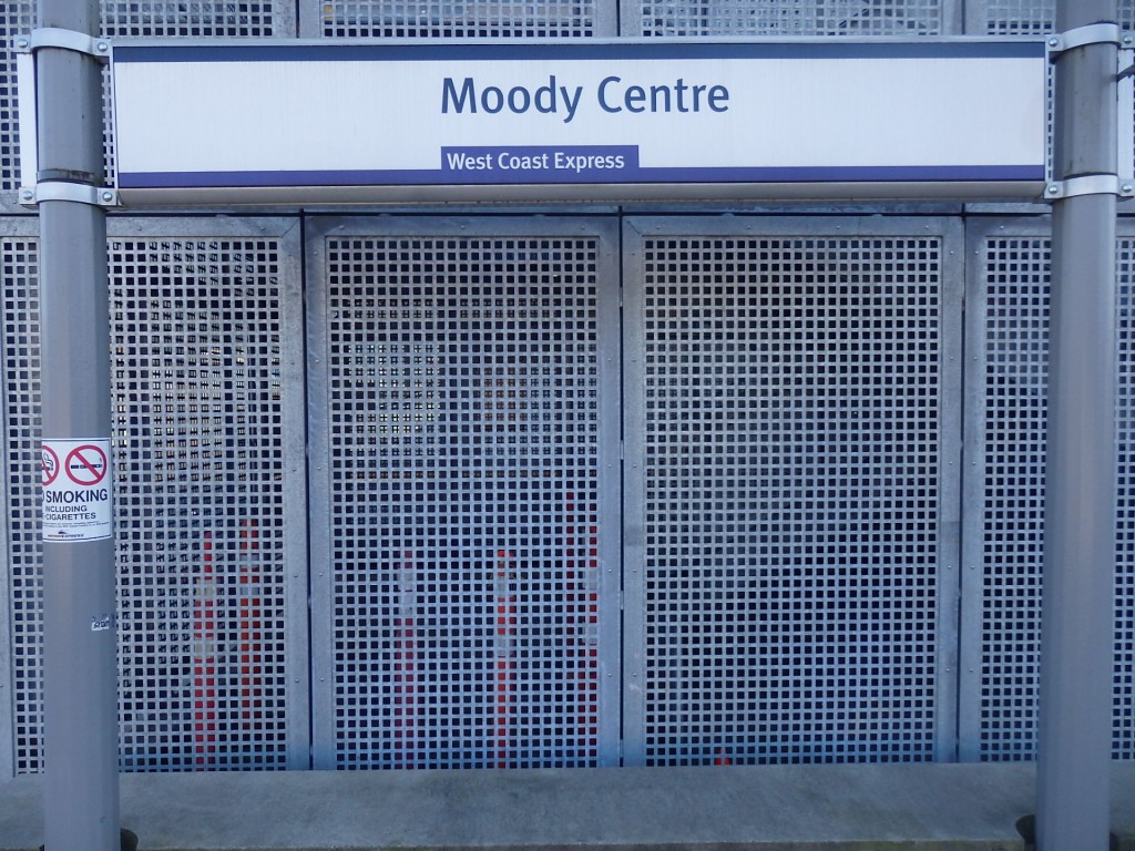 Foto: estación del tren local West Coast Express - Port Moody (British Columbia), Canadá