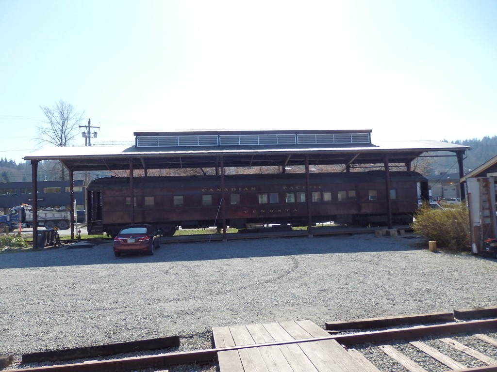Foto: coche en ex estación - Port Moody (British Columbia), Canadá