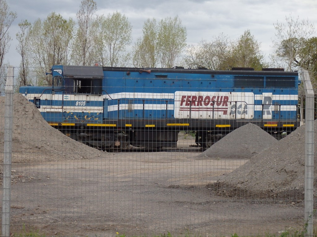 Foto: locomotora de Ferrosur Roca - Cañuelas (Buenos Aires), Argentina