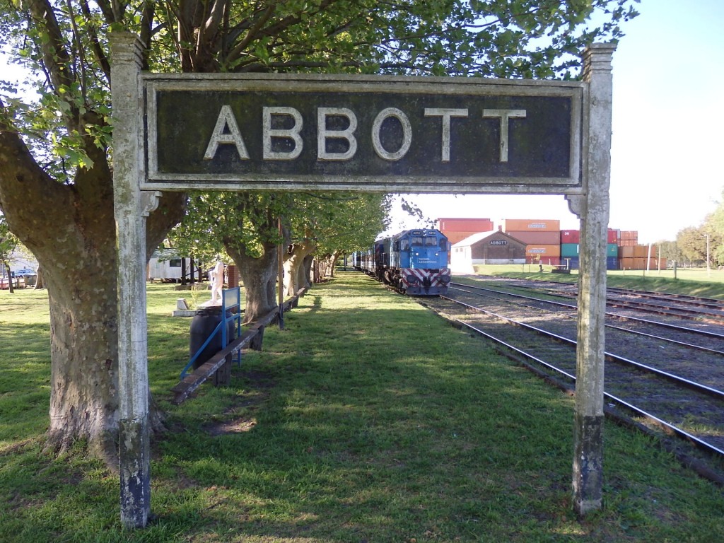 Foto: estación del FC Roca - Abbott (Buenos Aires), Argentina